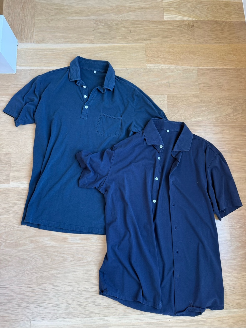 LOT State and liberty Men's Short-Sleeve Polo Shirt - Navy